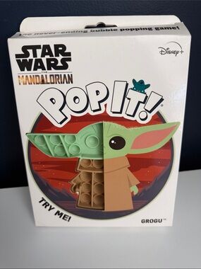 Star Wars Grogu Pop It Fidget Toy - Green & Brown